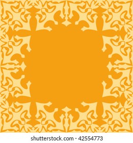 abstract ornamented frame, seamless repeat pattern