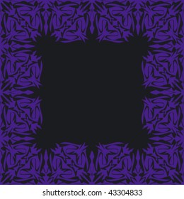 abstract ornamented frame, seamless repeat pattern