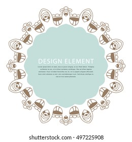 Abstract Ornate Background For Design