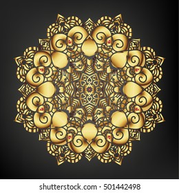 Abstract Ornate Background For Design