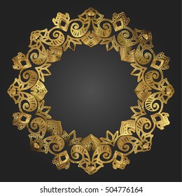 Abstract Ornate Background For Design