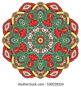 Abstract Ornate Background For Design
