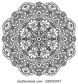 Abstract Ornate Background For Design