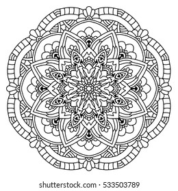 Abstract Ornate Background For Design