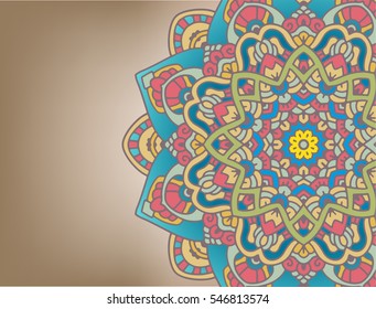 Abstract Ornate Background For Design