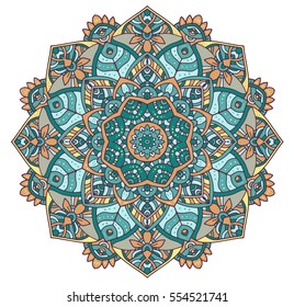 Abstract Ornate Background For Design