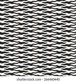 Abstract ornate broken shape zigzag textured background. Seamless pattern. Vector.