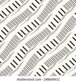 Abstract ornate diagonal stroke textured background. Seamless pattern. Vector.
