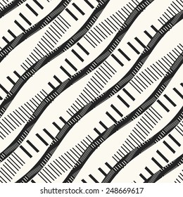 Fondo texturizado de trazo diagonal adornado Abstractas. Patrón sin fisuras. Vector.