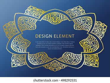 Abstract Ornate Element For Design