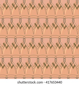 Abstract ornate elements textured background. Seamless pattern. Vector illustration. Can be use for vintage book.