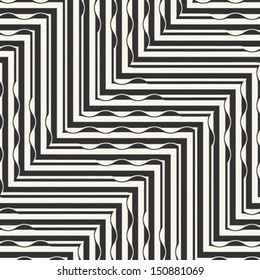 Abstract ornate geometric background. Seamless pattern. Vector.
