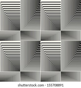 Abstract ornate geometric background. Seamless pattern. Vector.