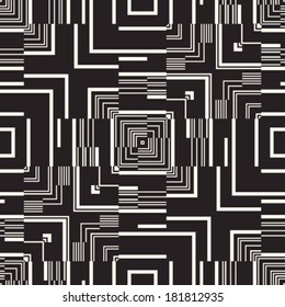 Abstract ornate geometric background. Seamless pattern. Vector.