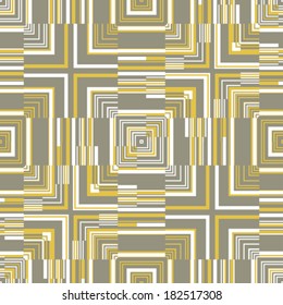 Abstract ornate geometric background. Seamless pattern. Vector.