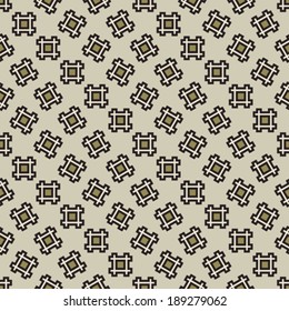 Abstract ornate geometric background. Seamless pattern. Vector.
