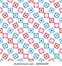 Abstract ornate geometric background. Seamless pattern. Vector.