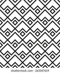 Abstract ornate geometric background. Seamless pattern. Vector.