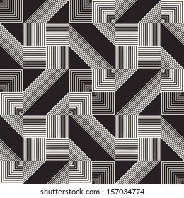 Patrón abstracto geométrico sin soldadura. Vector.