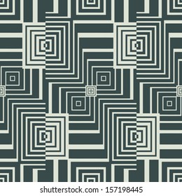 Abstract ornate geometric seamless pattern. Vector.