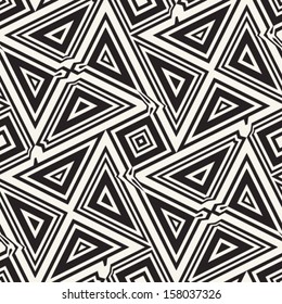 Abstract ornate geometric seamless pattern. Vector.