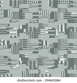 Abstract ornate geometric seamless pattern. Vector.