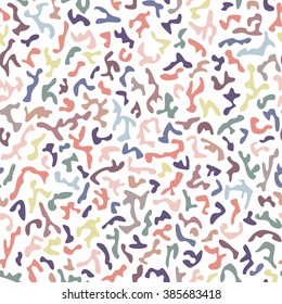 Abstract ornate grained colorful texture. Seamless pattern. Vector.