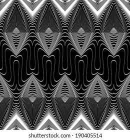 Abstract ornate grid background. Seamless pattern. Vector.