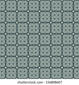 Resumen de un patrón cordial aleidoscópico sin soldadura. Vector.