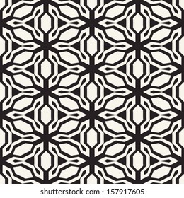 Abstract ornate kaleidoscopic seamless pattern. Vector.