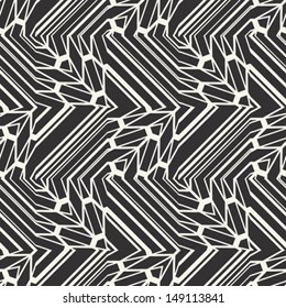 Abstract ornate print template. Seamless pattern. Vector.