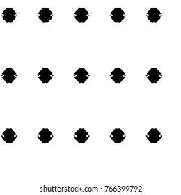 Abstract ornate psychedelic seamless pattern. Black and white grunge texture.