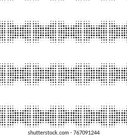Abstract ornate psychedelic seamless pattern. Black and white grunge texture.