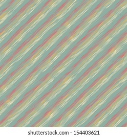 Abstract ornate rough striped seamless pattern. Vector.