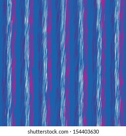 Abstract ornate rough striped seamless pattern. Vector.