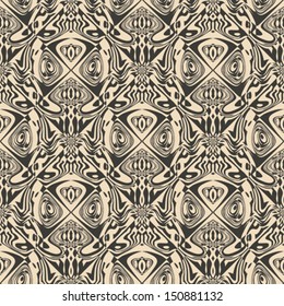 Abstract ornate seamless pattern. Vector.