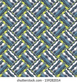 Abstract ornate seamless pattern. Vector.