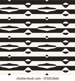 Abstract ornate shapes background. Seamless pattern. Vector.