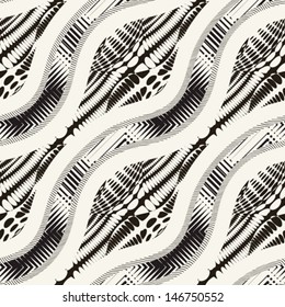Abstract ornate textured background. Seamless pattern. Vector.