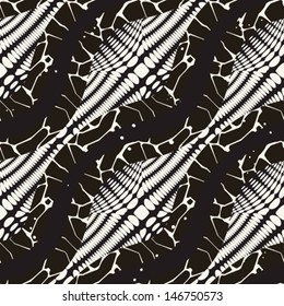 Abstract ornate textured background. Seamless pattern. Vector.