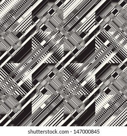 Abstract ornate textured background. Seamless pattern. Vector.