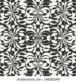 Abstract ornate textured background. Seamless pattern. Vector.