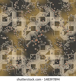 Abstract ornate textured background. Seamless pattern. Vector.