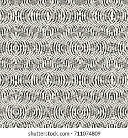 Abstract ornate textured distressed background. Seamless pattern.