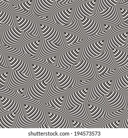 Abstract ornate textured geometric background. Seamless pattern. Vector.