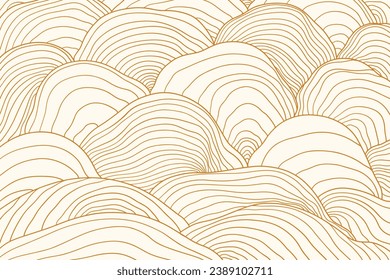Abstract outline background. hand drawn background. line arts. Hand drawn outline design for fabric , print, banner and invitation. lines texture. Vector illustration. minimal wallpaper design.