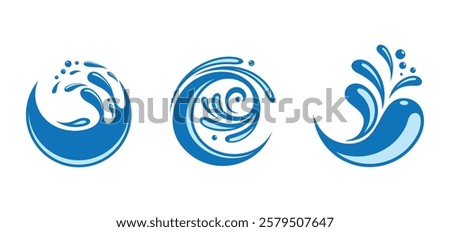abstract, outline, design, clear, sign, moisture, natural, illustration, nature, shape, ripple, blue, blob, logo, environment, water drop, element, wave, liquid, vector, oil, icon, drop, water, splash