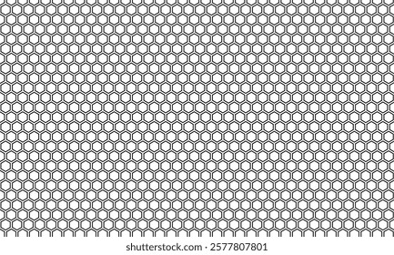 abstract outline honeycomb pattern suitable for background.