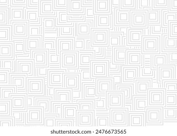 Abstract outline square pattern design