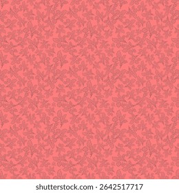 Abstract outlined leaves background design art